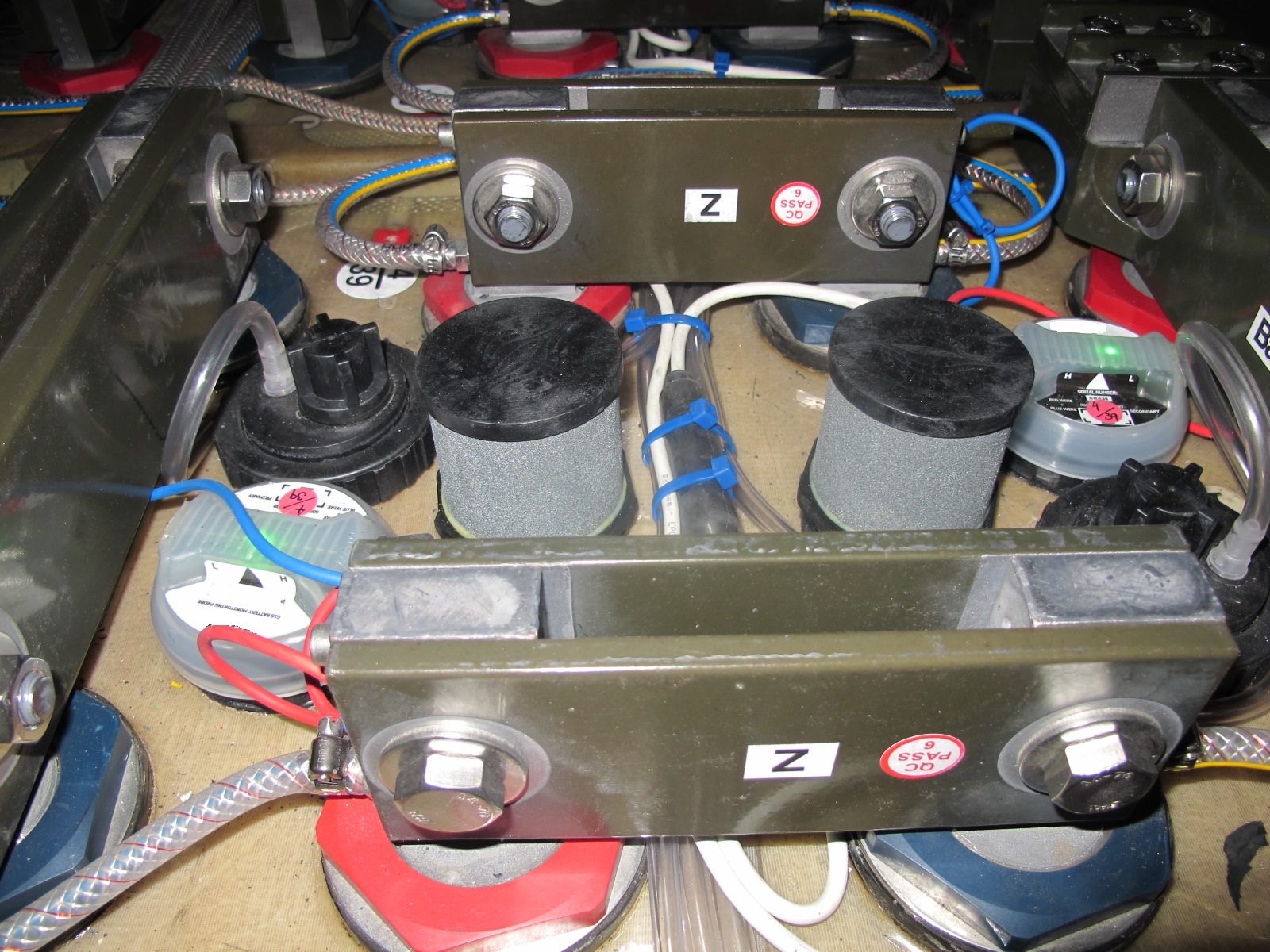 Vent Plugs fitted to Lead Acid Batteries supplied to the Royal Australian Navy (RAN).